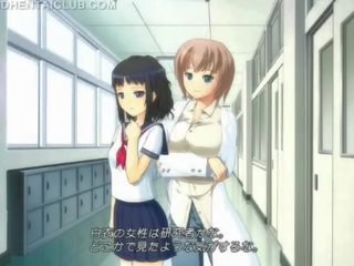 Hentai mīļumiņš uz skola uniforma masturbācija vāvere