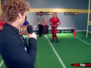 Four hot pornstars in the brazzers halftime show ii